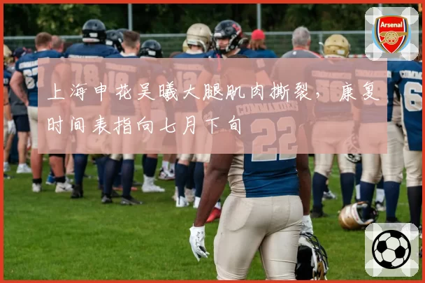 上海申花吴曦大腿肌肉撕裂,康复时间表指向七月下旬