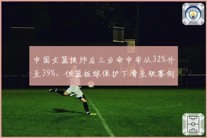 中国女篮换帅后三分命中率从32%升至39%，但篮板球保护下滑至联赛倒数第三