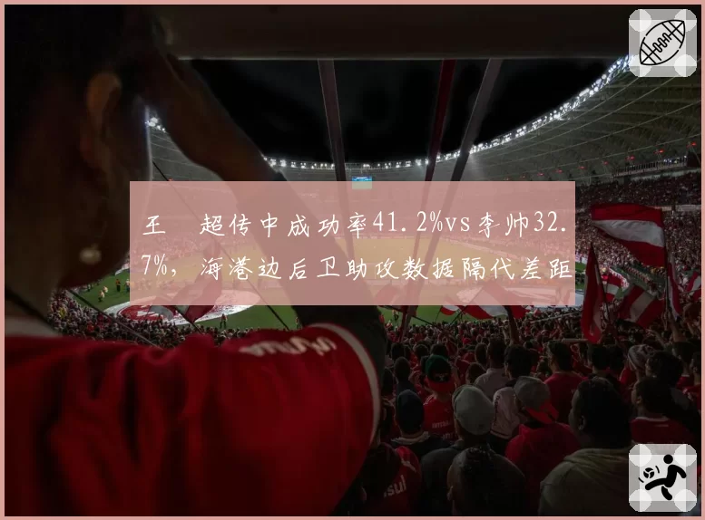 王燊超传中成功率41.2%vs李帅32.7%,海港边后卫助攻数据隔代差距触目惊心